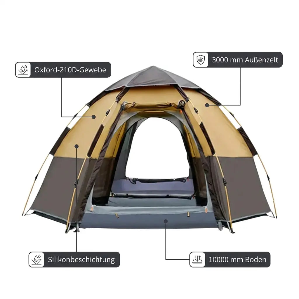 Family Tent 4 Person | TrekWard