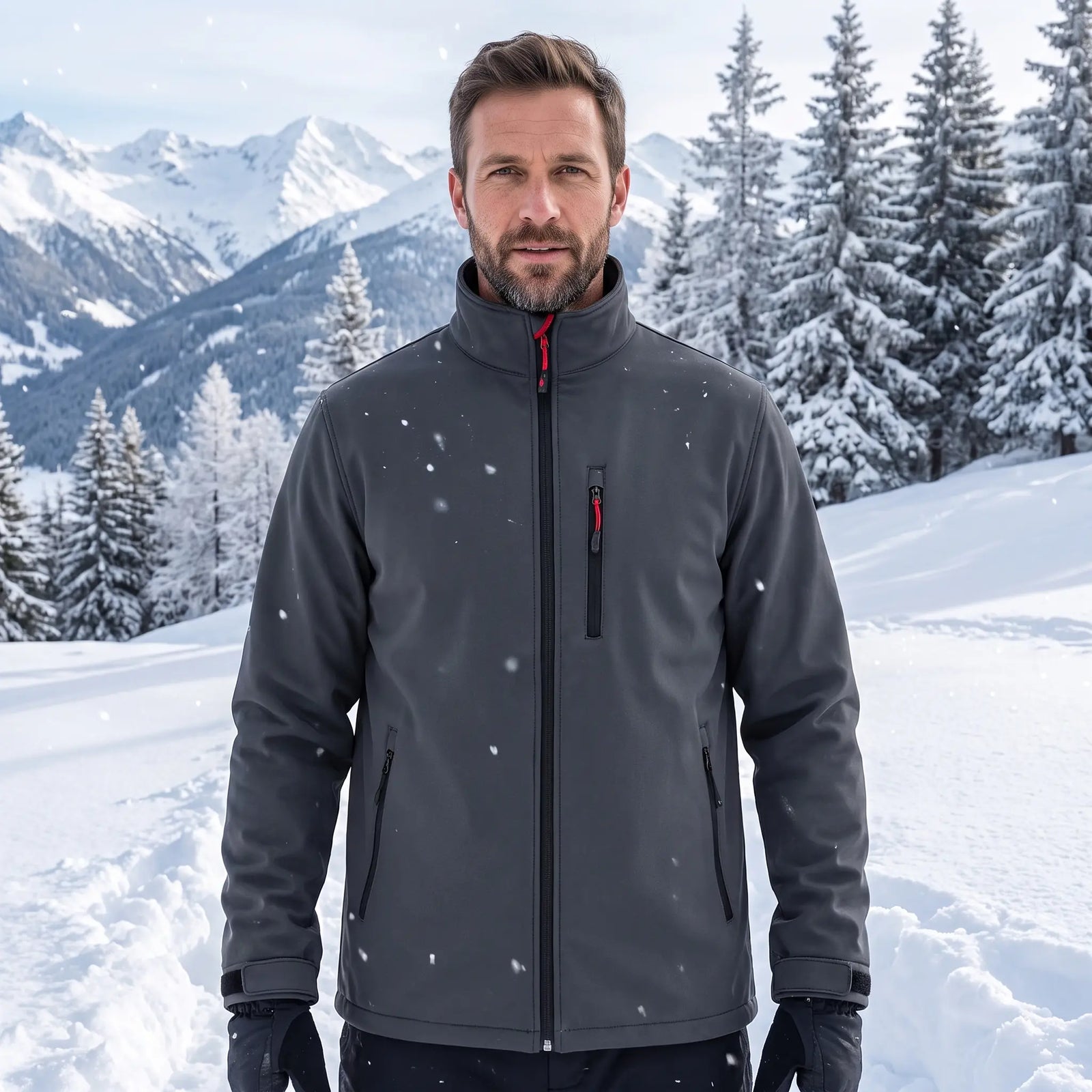 Men's Softshell Ski Jacket | TrekWard