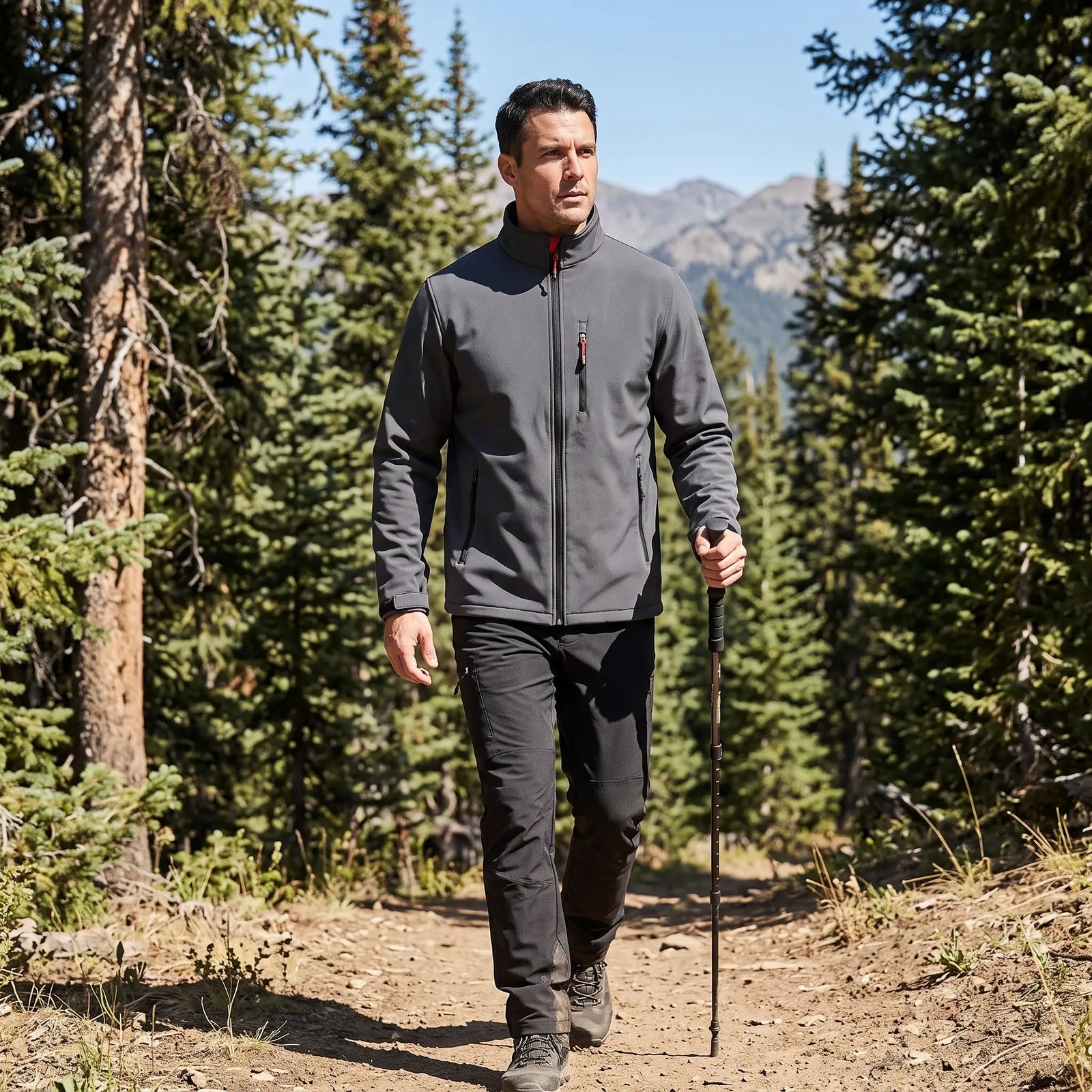 Men's Softshell Ski Jacket | TrekWard