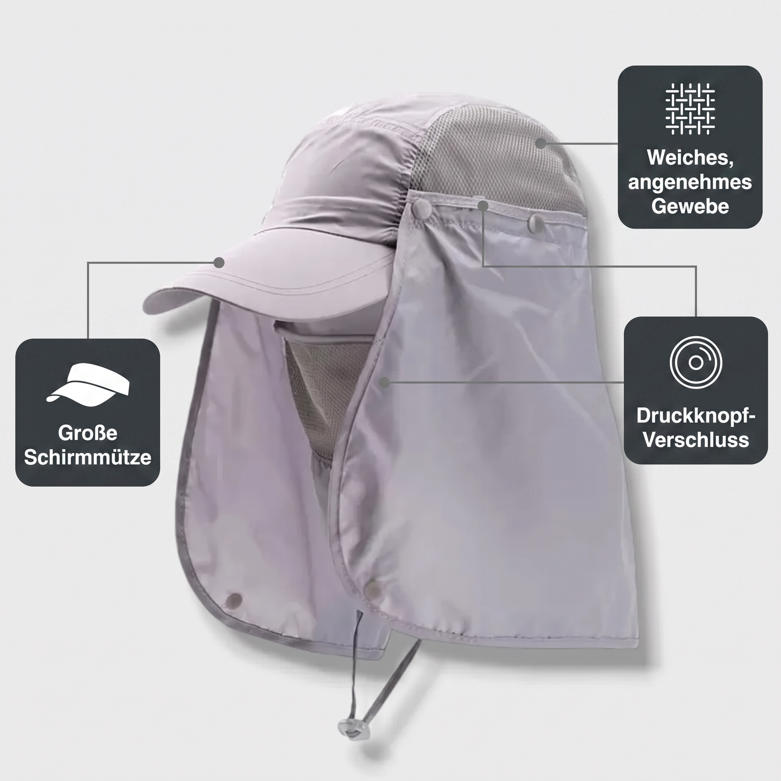 Men's Outdoor Cap Nacken & Ohren | TrekWard