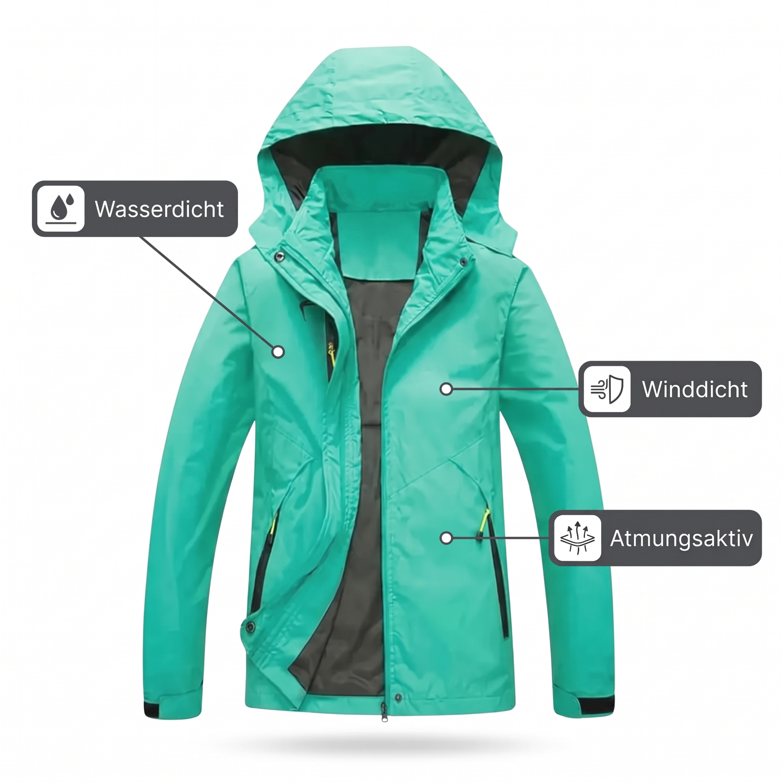 Women's Hiking Jacket Waterproof | TrekWard