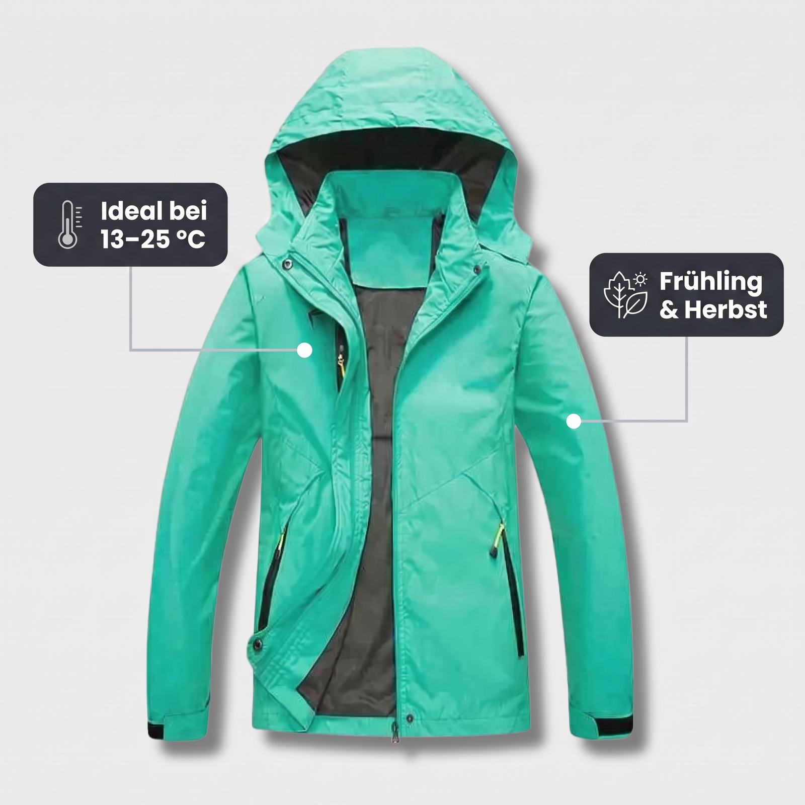Women's Hiking Jacket Waterproof | TrekWard