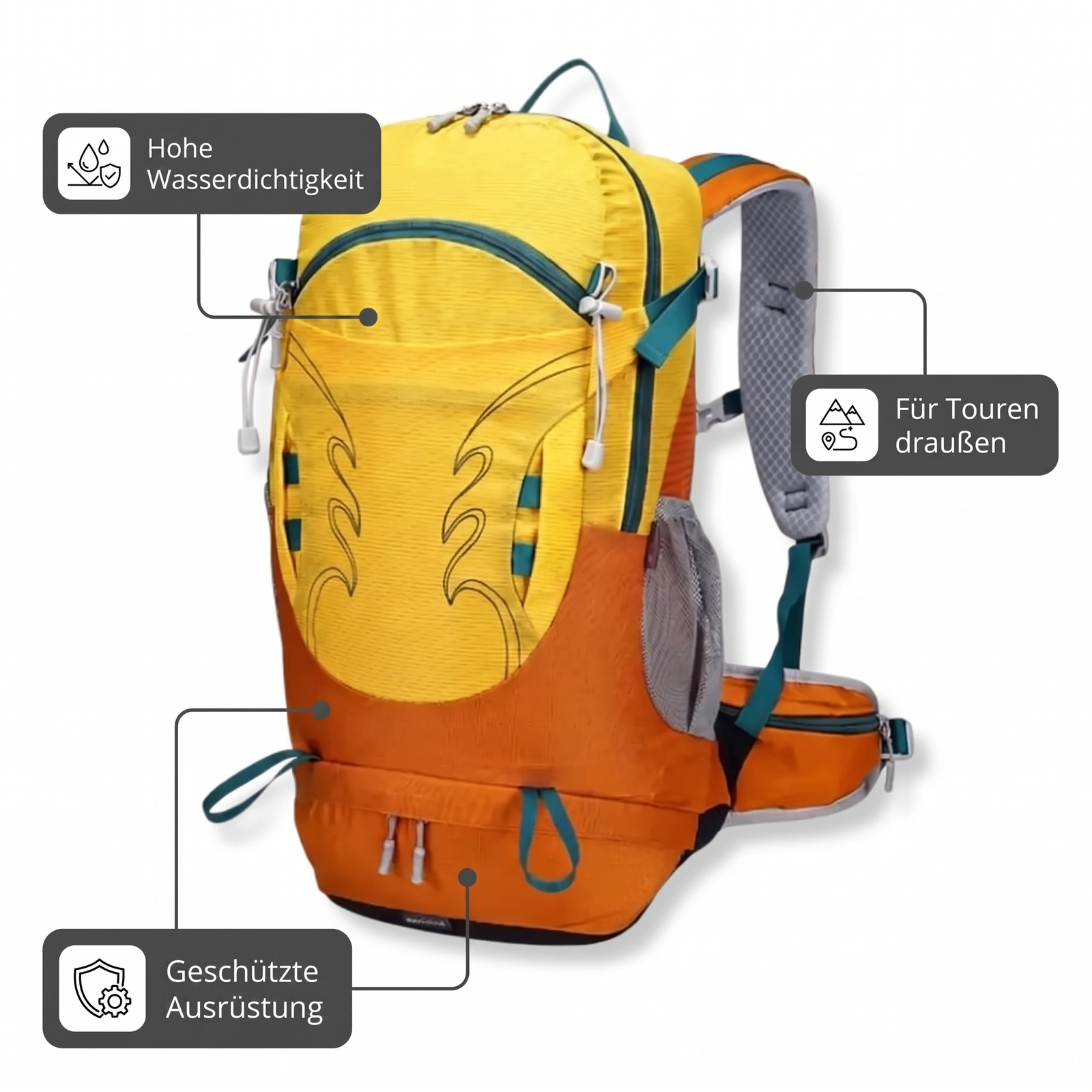 Hiking Backpack 30L for Outdoor | TrekWard