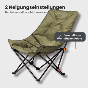 Camping Chair with Adjustable Backrest | TrekWard