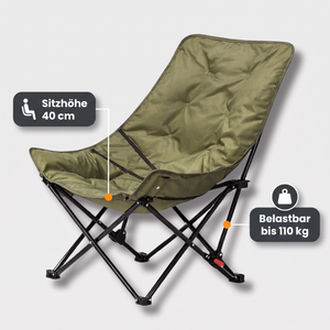 Camping Chair with Adjustable Backrest | TrekWard