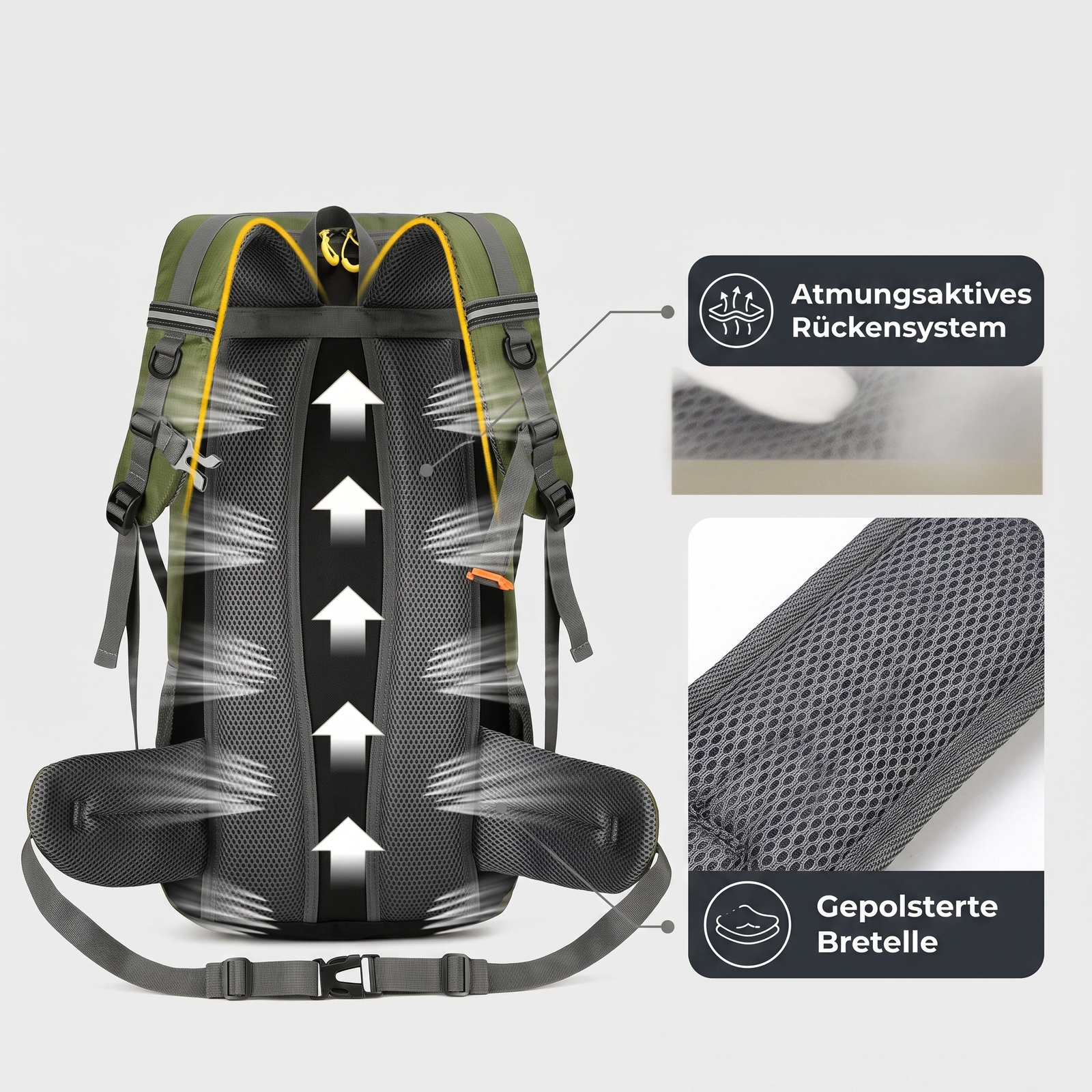 Hiking Backpack 50L Trekking | TrekWard
