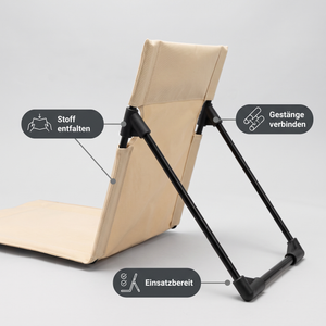 Folding Camping Ground Chair | TrekWard