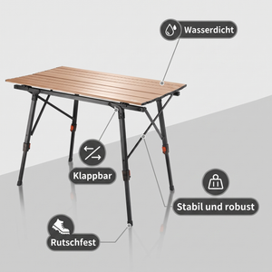 Folding Aluminium Camping Table | TrekWard