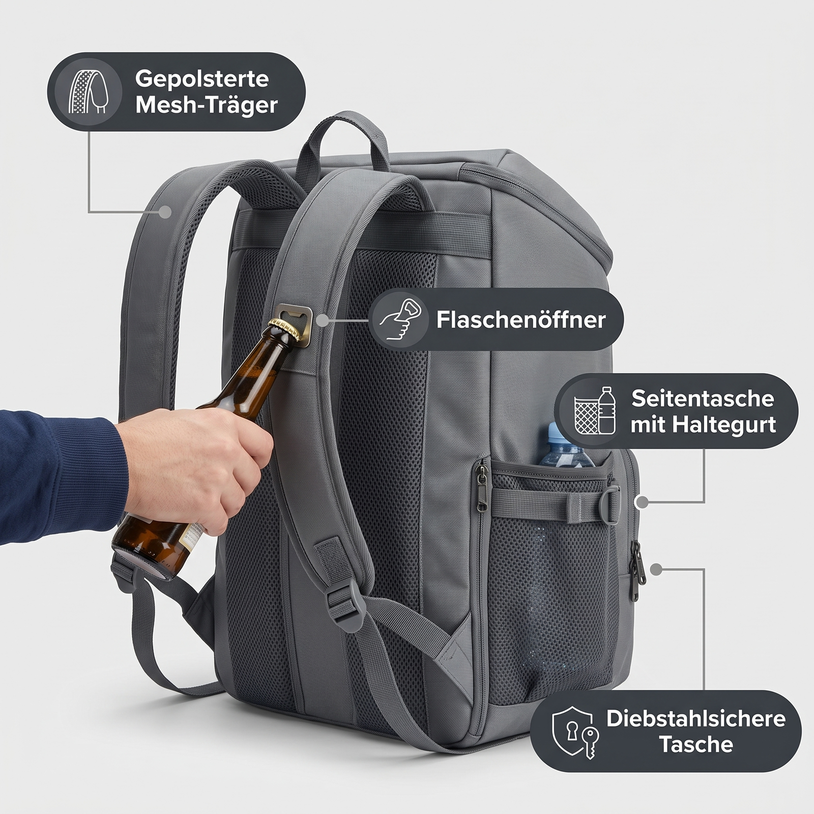 Cooler Backpack 30L for Travel | TrekWard