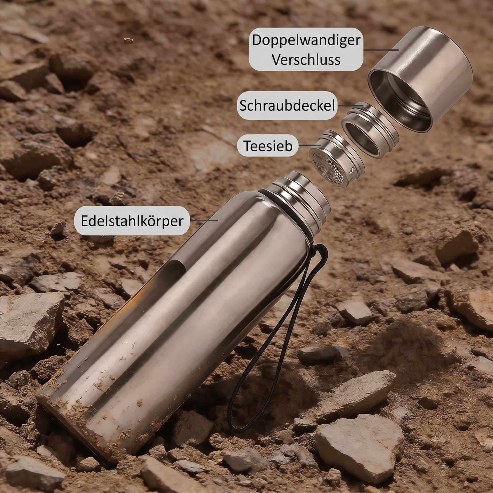 Insulated EdelSteelflasche | TrekWard