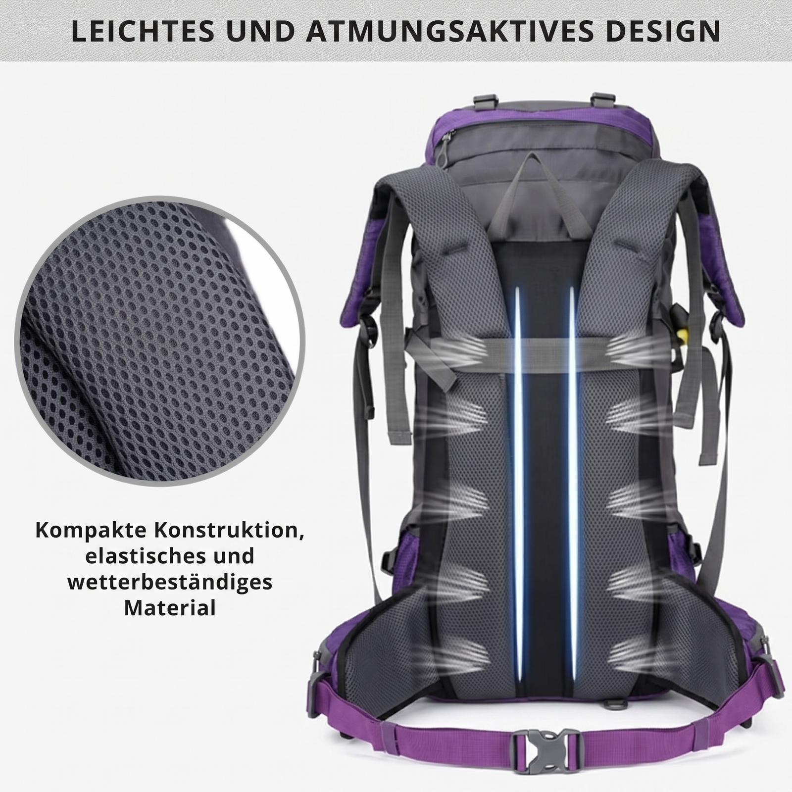 Waterproof Mountain Backpack 60L | TrekWard