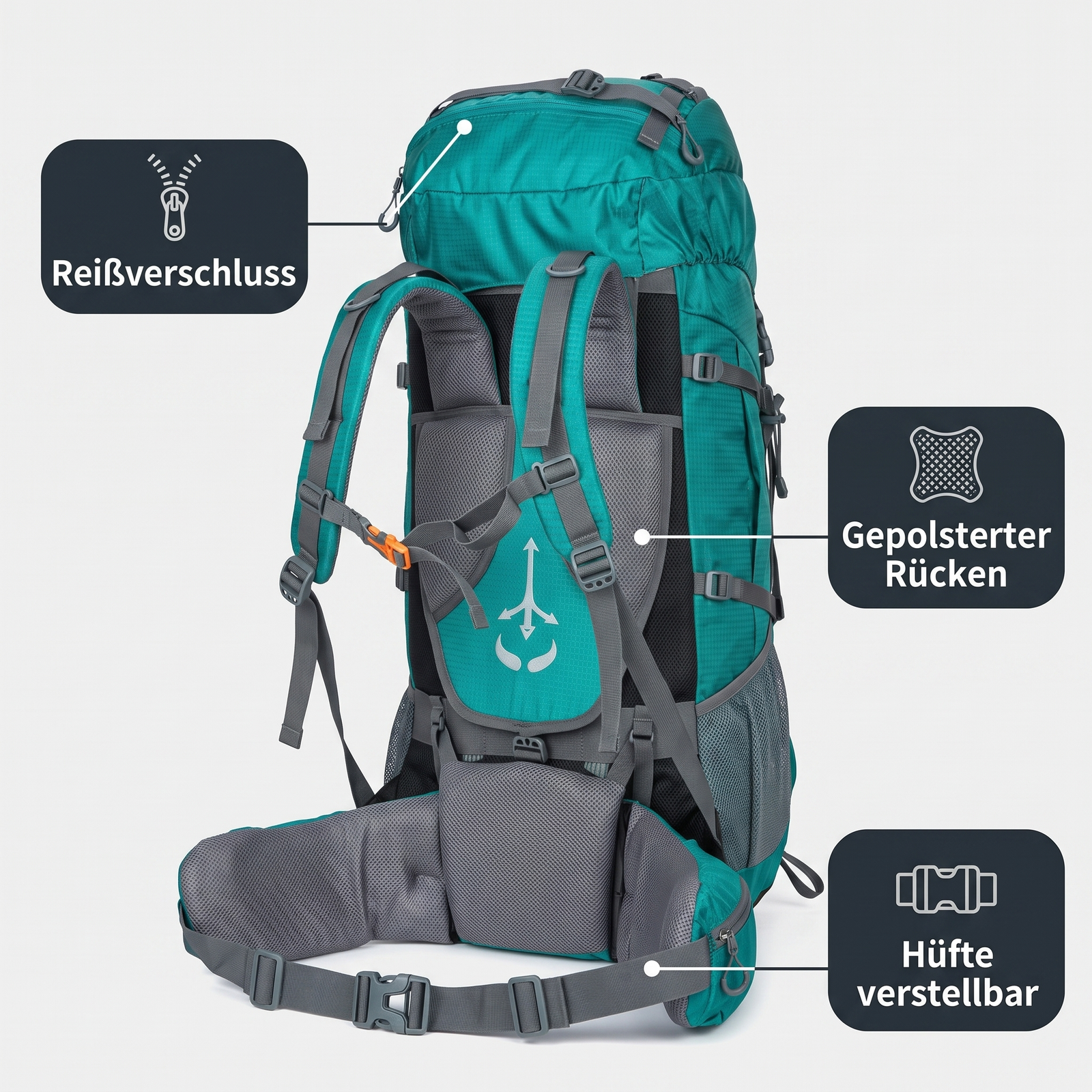 Waterproof Hiking Backpack 80L | TrekWard