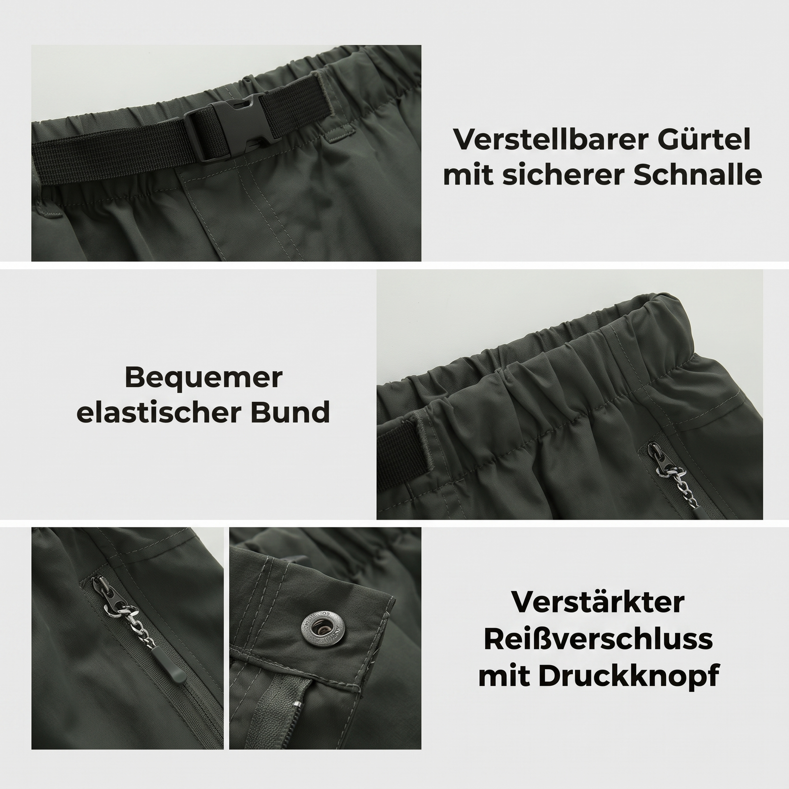 2 in 1 Hiking Pants Zip Off Legs | TrekWard
