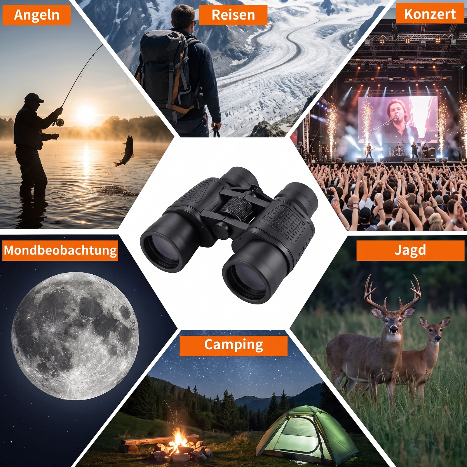 Binoculars for Hiking 80x80 HD | TrekWard