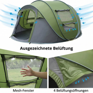 Camping Tent 3 4 Person | TrekWard
