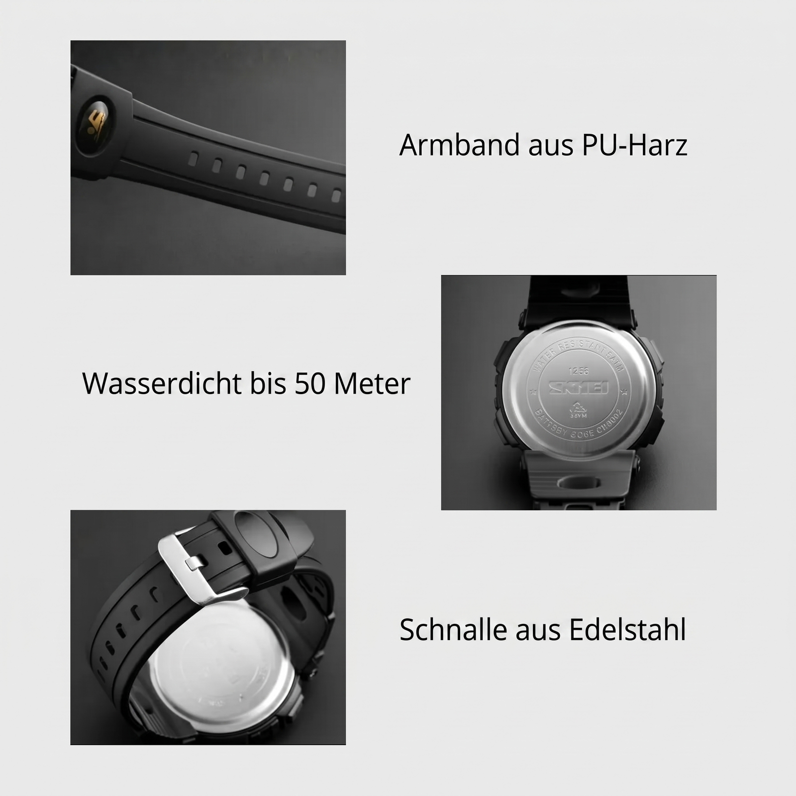 Multi Functions Survival Watch LED | TrekWard