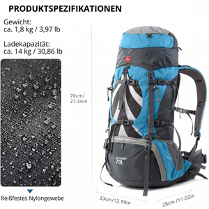 Trekking Backpack 70L Touring | TrekWard