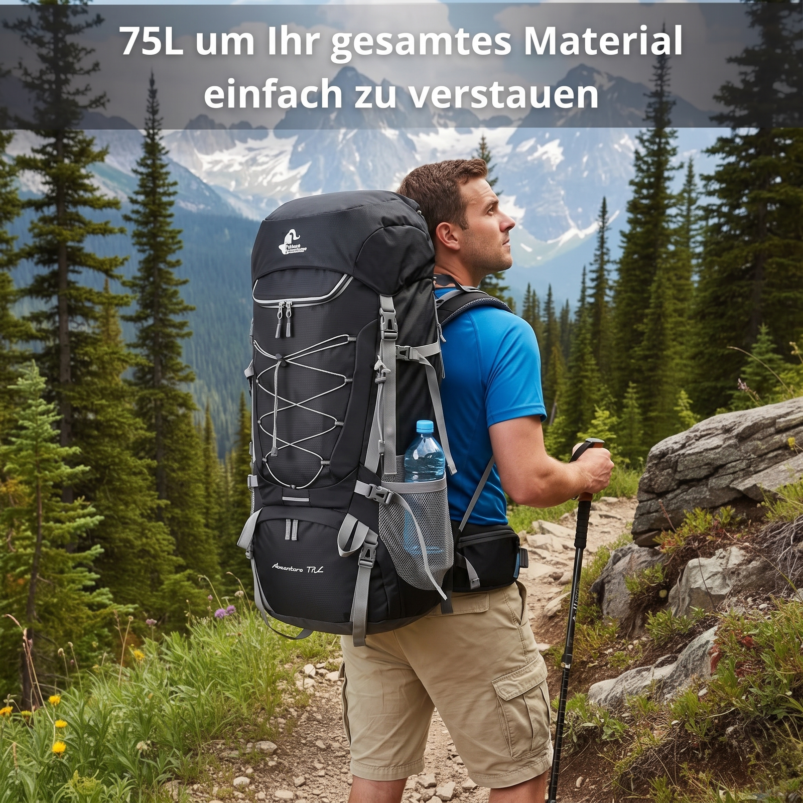 Hiking Backpack 75L Touring | TrekWard