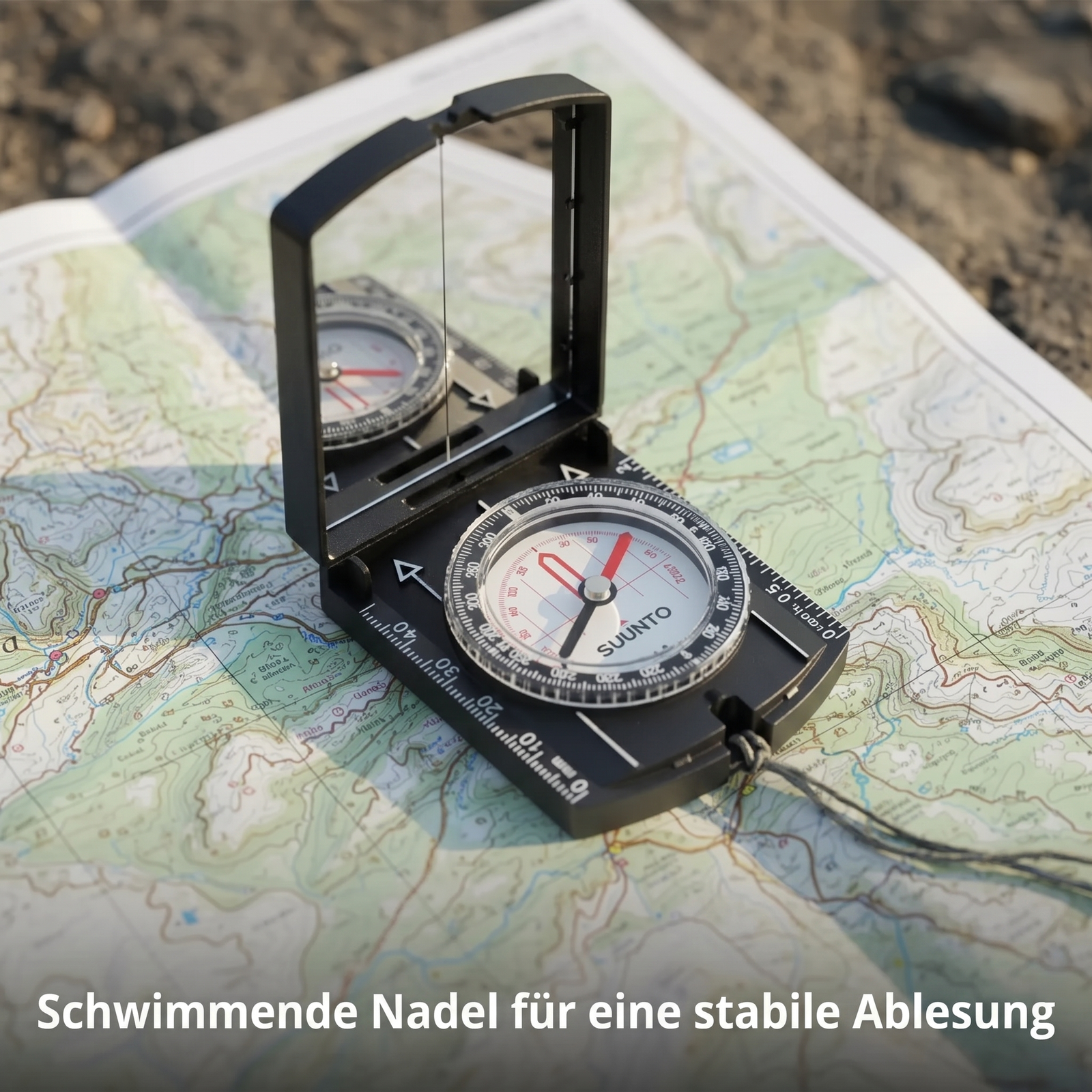 Compass with Sighting Mirror | TrekWard