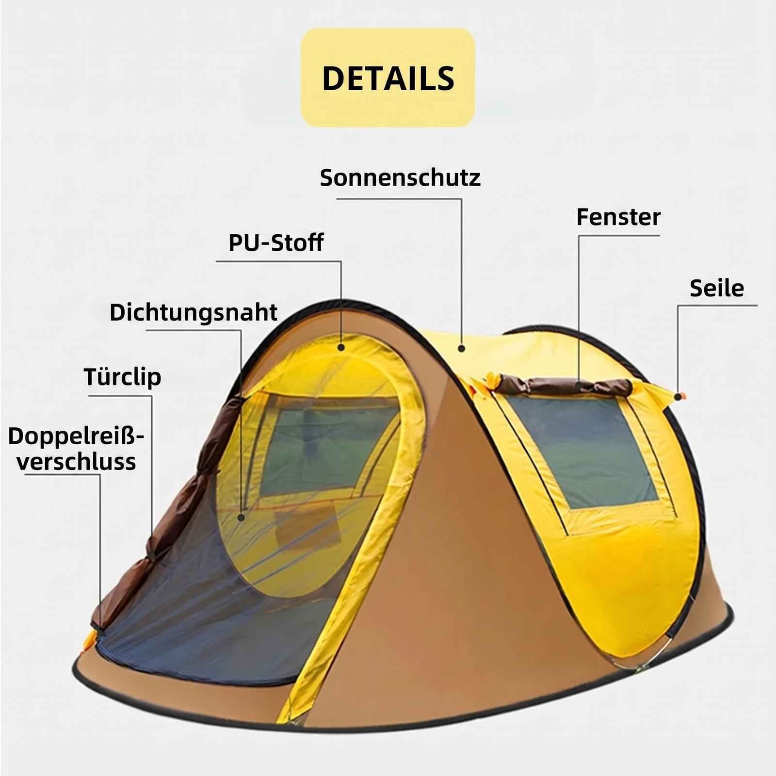 Camping Tent for 2 Bis 3 Personen | TrekWard