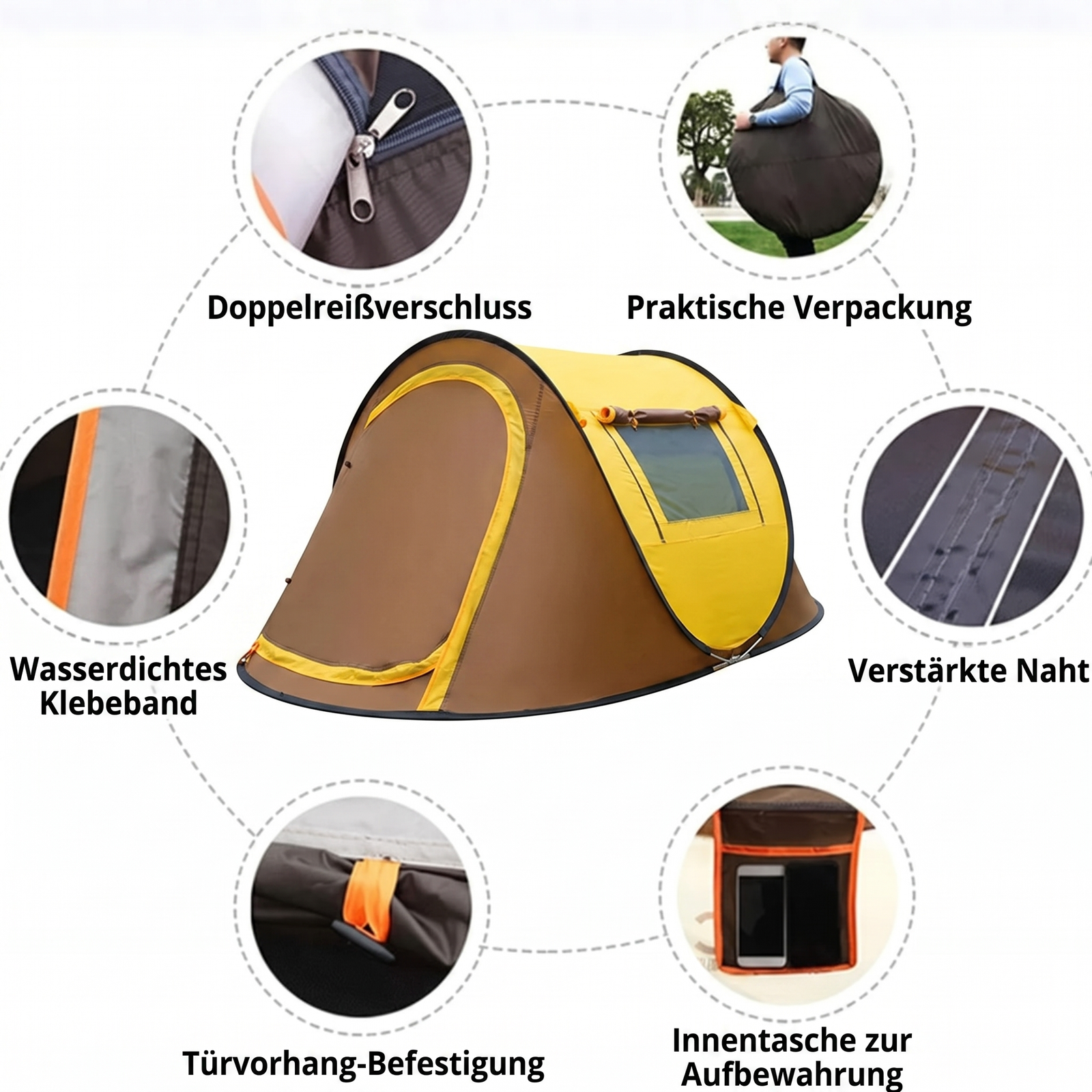 Camping Tent for 2 Bis 3 Personen | TrekWard