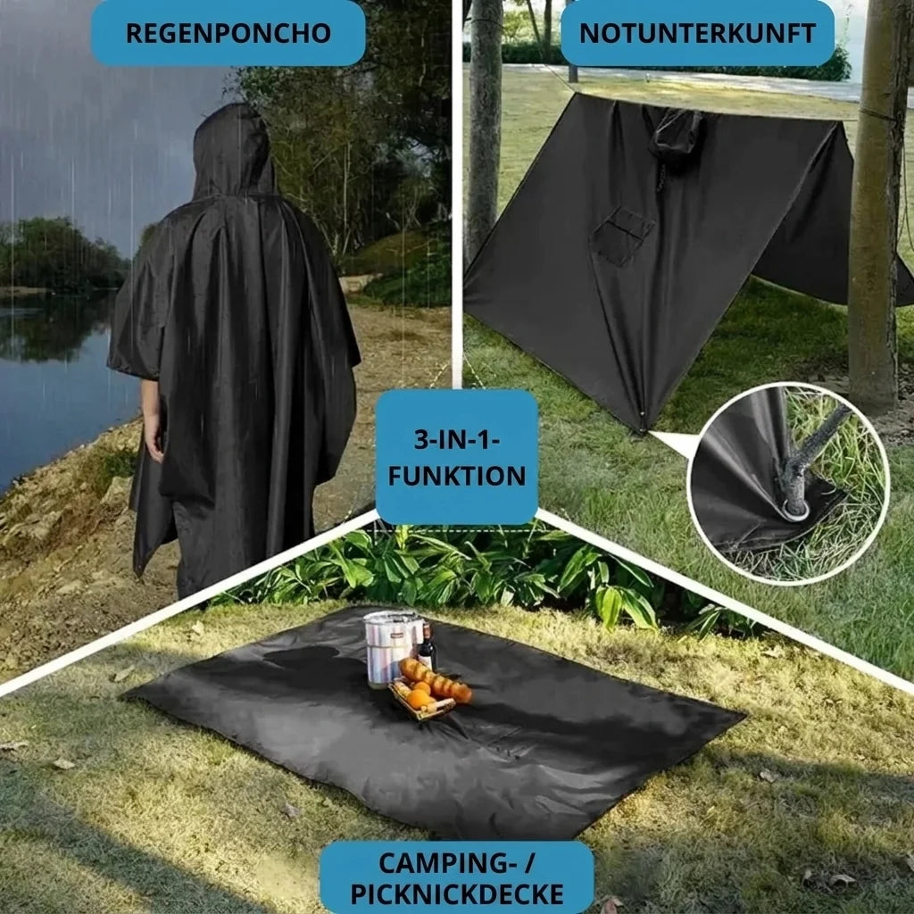 Rain Poncho Waterproof Hiking N | TrekWard