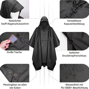 Rain Poncho Waterproof Hiking N | TrekWard
