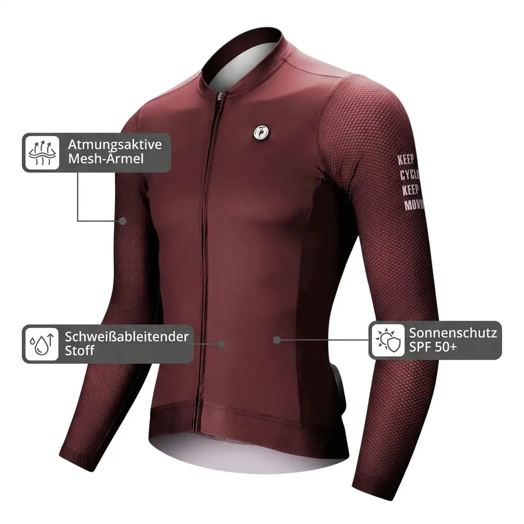 Cycling Jersey with UV Protection 50+ | TrekWard