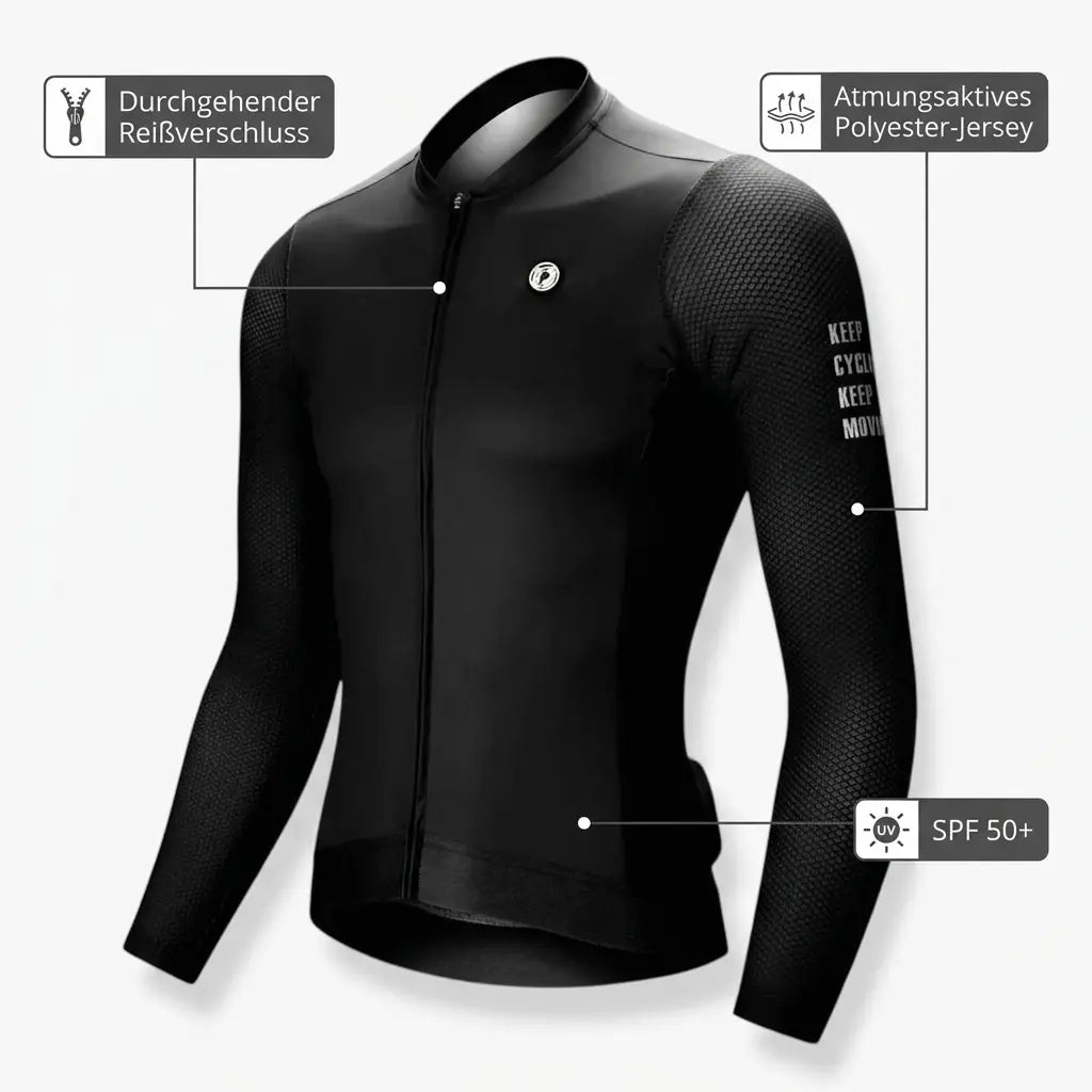 Cycling Jersey with UV Protection 50+ | TrekWard