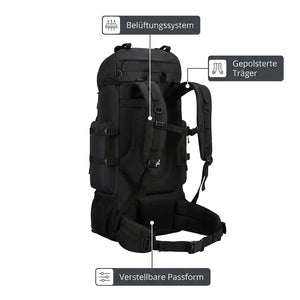 Trekking Backpack 90L Outdoor | TrekWard