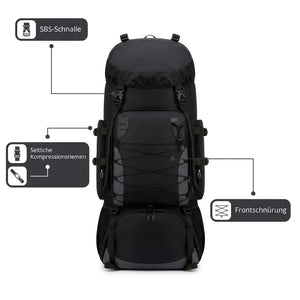 Trekking Backpack 90L Outdoor | TrekWard