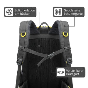 Hiking Backpack 40L Waterproof | TrekWard